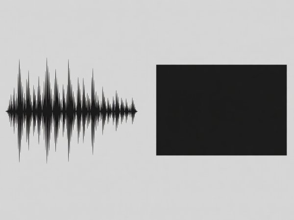 Waveform illustration comparing a dynamic drum break with clear peaks and valleys against a heavily brickwall-limited master looking like a solid rectangular block